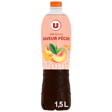 Boisson au thé glacé Saveur pêche - Bouteille 1,5l