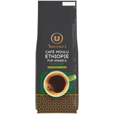 Café moulu arabica d'Ethiopie - 250g