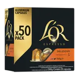 Café Capsules L'OR DELIZIOSO N°5 - compatible NESPRESSO - x50