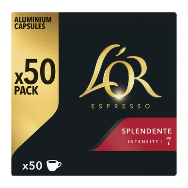 Café Capsules L'OR ESPRESSO SPLENDENTE N°7 - compatible NESPRESSO - x50
