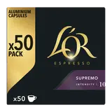 Café Capsules L'OR ESPRESSO SUPREMO N°10 - compatible NESPRESSO - x50