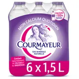 Eau minérale naturelle COURMAYEUR pet 6x1,5 litres