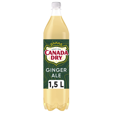 Soda Ginger Ale saveur gingembre CANADA DRY - la bouteille de 1,5L
