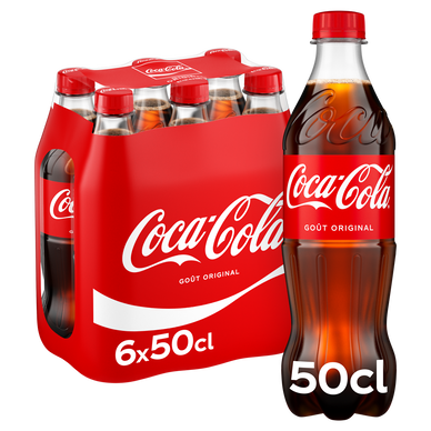 Soda COCA-COLA Original - Pack 6x50cl