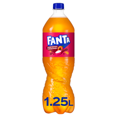 Soda Mangue Fruit du Dragon FANTA - Bouteille 1,25L