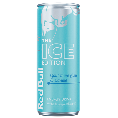 Boisson énergisante goût mûre givrée vanille RED BULL - 250ml