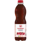 Boisson au cranberry sans sucres ajoutés  bouteille de 1l
