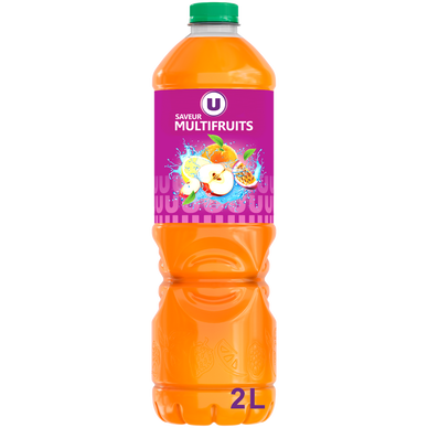 Boisson aux jus de fruits plate saveur multifruits PET 2L