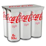Soda COCA-COLA Light - Pack canettes 6x33cl