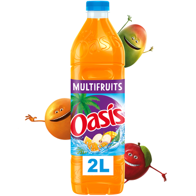 Boisson Multifruits OASIS - la bouteille de 2L