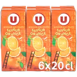 Boisson aux fruits non gazeuse à base de jus concentrés saveur Orange6x20cl