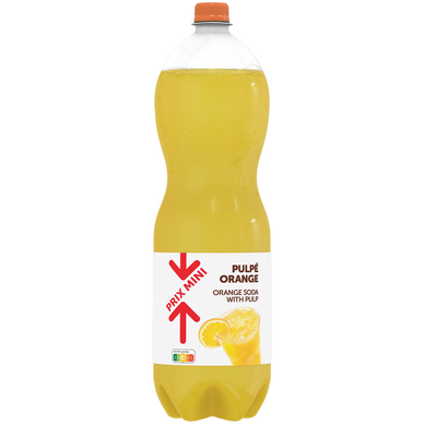 Soda Pulpé orange PRIX MINI - Bouteille 1l