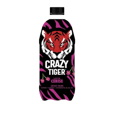 Boisson énergisante Crazy TIGER CHERRY pet 1L