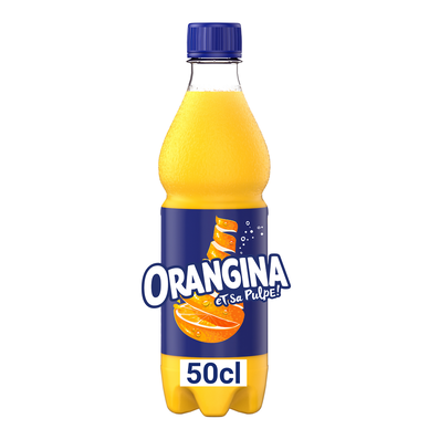 Soda à l'orange ORANGINA - la bouteille de 50cl