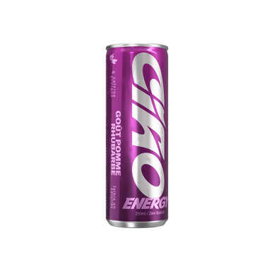 Boisson énergisante pomme rhubarbe CIAO ENERGY 25cl
