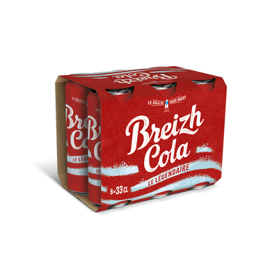 Cola standard BREIZH canette 6x33cl