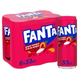 Soda Mangue Fruit du Dragon Canette FANTA - Pack canettes 6x33cl