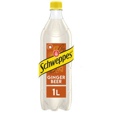 Soda Ginger Beer saveur gingembre SCHWEPPES COLLECTION - la bouteillede 1L