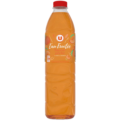 Boisson à base d'eau de source arômatisée au jus de pêche  1,5l
