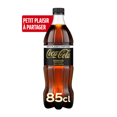 COCA-COLA ZERO SUCRES ZERO CAFEINE PET 85CL