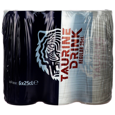 Boisson énergisante energy drink wild can slim 6x25cl