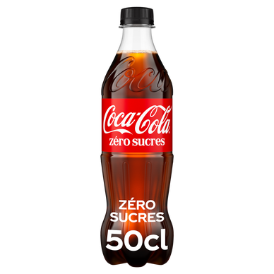 Soda COCA-COLA sans sucres - Bouteille 50cl