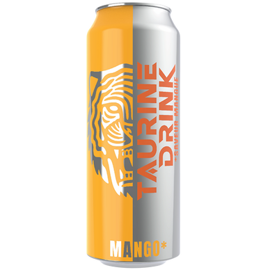 Boisson énergisante taurine WILD mangue canette 50cl