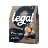 Café dosettes classique n°7 LEGAL - compatible SENSEO - x36
