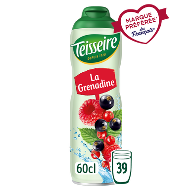 Sirop de Grenadine TEISSEIRE, bidon 60cl