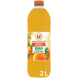 Pur jus d'orange sans pulpe, zéro résidu de pesticides, bouteille 2L