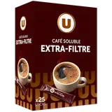 Café soluble extra filtre lyophilisé sticks - x25 - 50g