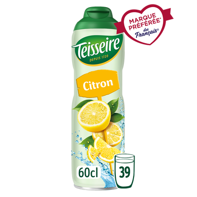 Sirop de Citron TEISSEIRE, bidon 60cl
