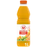 Pur jus clémentine orange raisin  bouteille de 1l