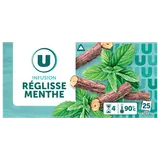 Infusion réglisse menthe U boîte 25 sachets 37,5g