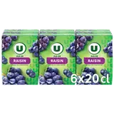 Jus de raisin a base de raisin concentré briquette 6x20cl