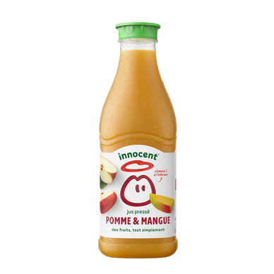 Pur jus réfrigéré pomme, mangue Sans sucres ajoutés - INNOCENT - 900ml