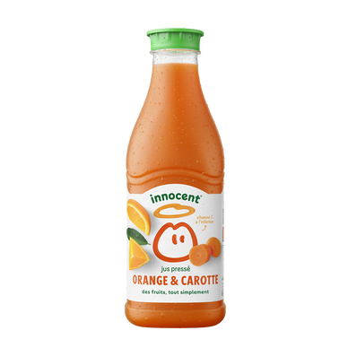 Pur jus réfrigéré orange, carotte Sans sucres ajoutés - INNOCENT - 900ml