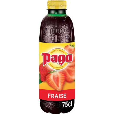 Boisson aux fruits fraise PET - PAGO - 0,75L