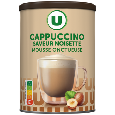 Café soluble Cappuccino saveur Noisette - 250g