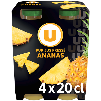 Pur jus d'ananas - 4x20cl