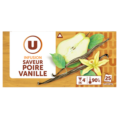 Infusion saveur poire vanille U x25 37,5g
