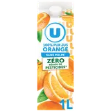 Pur jus d'orange refrigeré sans pulpe zrp - brique 1L