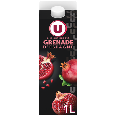 Pur jus grenade origine Espagne, brique de 1L pasteurisé
