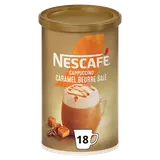 Café soluble NESCAFE CAPPUCCINO CARAMEL BEURRE SALE - x18 - 261g