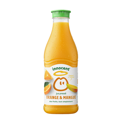 Pur jus réfrigéré orange, mangue Sans sucres ajoutés - INNOCENT - 900ml