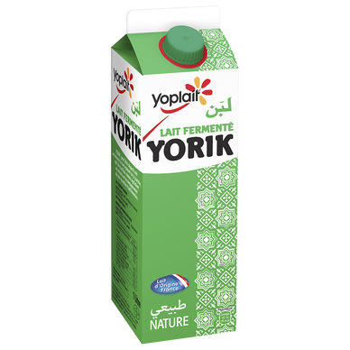 Lait fermenté nature YORIK - brique 1L