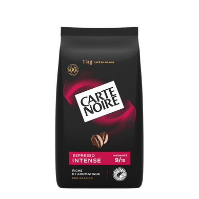 Café en grains CARTE NOIRE Espresso 100% arabica RFA - 1Kg