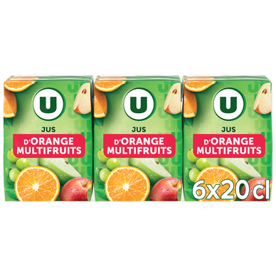Jus d'orange multifruits abc 6x200ml