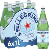 Eau minérale naturelle gazeuse SAN PELLEGRINO - 6x1l