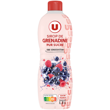 Sirop de grenadine  bouteille de 1,3l